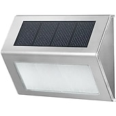 preiswerte Landschaftslichter-Solarstufenleuchten Außenwandleuchten 2/4 Stück Deckzaunleuchten Treppe wasserdichte Gartenterrasse Außenwandleuchten wasserdichte Solarbeleuchtung Dekorationslampe
