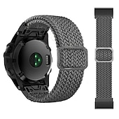 abordables Bracelets de montre Garmin-Bracelet nylon tressé 22mm 26mm pour Garmin Fenix 7 7X 6 6X Pro Epix Pro 47mm 51mm Instinct 2X Approach S70 S62 S60 Forerunner 955 945 Marq