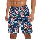 abordables maillot de bain boxer homme-maillot de bain pour hommes short de plage à séchage rapide cordon de serrage léger avec taille et poches élastiques