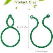 economico accessori per la cura delle piante-porta piante da giardino, 100 pezzi di clip per fiori di vite di pomodoro, clip per piante, clip di supporto per piante da giardino, clip per piante e clip da giardino per altre piante rampicanti, per