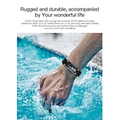 tanie Inteligentne bransoletki-C60 Inteligentny zegarek 1.1 in Inteligentny zegarek Bluetooth Krokomierz Rejestrator snu Pulsometry Kompatybilny z Android iOS Damskie Męskie Długi czas czuwania Step Tracker IP 67 43mm etui na