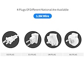 رخيصةأون شواحن لاسلكية-8USB للهاتف المحمول سريع الشحن شاشة رقمية QC3.0 فلاش شحن سريع متعدد الوظائف PD شحن سريع شاحن متعدد المنافذ مع شاشة عرض