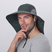 levne Outdoorové pokrývky hlavy-Slamák Dağcı Şapkası Boonie klobouk Čepice Přenosný Rychleschnoucí Odolný vůči UV záření Léto Široký okraj Pánské Dámské Rybaření Činnost
