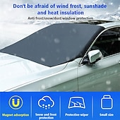 Недорогие Чехлы для автомобиля-Starfire 210*120 см магнитный солнцезащитный козырек для автомобиля, автомобильный солнцезащитный козырек на лобовое стекло автомобиля, солнцезащитный козырек, автомобильные аксессуары