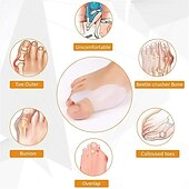 cheap Bunion Corrector-Bunion Cushion Protection (Suitable Night And Home Use And Replace Them Regularly) Toe Corrector Relieving Pressure For Pain Relief