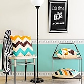 levne Lemování-cool tapety geometrická tapeta hranice pasu nástěnná malba sloupnout a nalepit samolepicí PVC/vinyl moderní samolepka na stěnu do pokoje 12x500cm/4.72&#039;&#039;x196.8&#039;&#039;