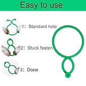 economico accessori per la cura delle piante-porta piante da giardino, 100 pezzi di clip per fiori di vite di pomodoro, clip per piante, clip di supporto per piante da giardino, clip per piante e clip da giardino per altre piante rampicanti, per