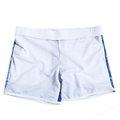 economico Costumi da Bagno per Uomini-Per uomo Costumi da bagno Pantaloncini da mare Boxer da mare Pantaloncini da bagno boxer Pantaloncini Tasche Liscio Comfort Traspirante Esterno Giornaliero Per uscire Sportivo Hawaiano Nero Rosso