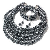 cheap Accessories and More-Earrings Pearl Necklace Choker Bracelet 3 Pcs Flapper Accessories Retro Vintage 1920s Alloy For The Great Gatsby Cosplay Women&#039;s Costume Jewelry Fashion Jewelry
