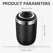 cheap Car Organizers-StarFire Car Ashtray Multi-functional Personalized Car Supplies General Household Portable Metal Liner Ashtray