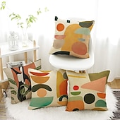 cheap Outdoor Pillow &amp; Covers-Outdoor Waterproof Pillow Cover Abstract for Patio Garden Sofa Couch Livingroom 1pc