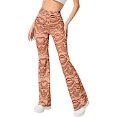 preiswerte Unterteile-Hippie Retro Vintage Boho 1970er Disko Hose Glockenhose Hose mit weitem Bein Yoga-Hose Damen Kostüm Jahrgang Cosplay Hosen Schlager Outfit