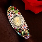 economico Orologi al quarzo-orologio da polso al quarzo vestito da braccialetto di cristallo da donna nuovo arrivo