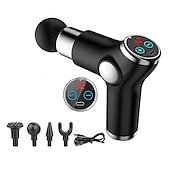 economico Massaggiatori per corpo-pistola per massaggio ad alta frequenza mini lcd 32 velocità fascia pistola massaggiatore muscolare rilassamento corpo relax fitness