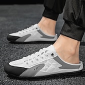 economico Ciabatte e infradito da uomo-sneakers casual slip-on da uomo con design a tallone aperto, stile allacciato leggero - ideali per l'estate e per il comfort quotidiano
