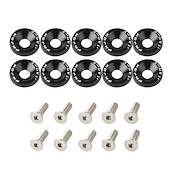 economico Attrezzi per riparazione auto-10pcs alluminio m6 x 20 modifica styling auto parafango rondella targa bulloni decorazione auto