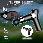 economico Massaggiatori per corpo-pistola per massaggio ad alta frequenza mini lcd 32 velocità fascia pistola massaggiatore muscolare rilassamento corpo relax fitness