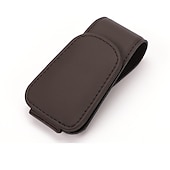 preiswerte Ablagefächer fürs Auto-Auto-Sonnenblenden-Brillenhalter - Magnetischer Leder-Brillenclip und Ticketkartenhalter Auto-Sonnenblenden-Zubehör
