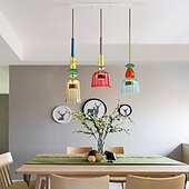 tanie Światła wysp-lampy wiszące led wyspa kuchenna ręcznie dmuchane szkło oświetlenie nowoczesny dom wiejski przedpokój przedpokój oprawy oświetleniowe sufit wiszący kula ziemska nad stołem
