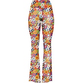 cheap Bottoms-Retro Vintage 1960s 1970s Trousers Bell Bottom Pants Hippie Women&#039;s Daily Wear Pride Parade Pride Month Adults&#039; Pants