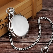 economico Orologio da taschino-Orologio da Tasca Vintage per Uomo con Catena Orologio Rotondo Semplice e Squisito Orologio a Pendente Regalo per Uomini e Donne