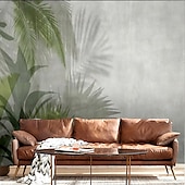 economico Carta da parati-sfondi fantastici natura carta da parati murale piante che coprono adesivo staccabile materiale in pvc/vinile rimovibile decorazione da parete per soggiorno, cucina, bagno carta murale panno da