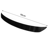 رخيصةأون أدوات حماية وتصميم هيكل السيارات-starfire 90cm car rear trunk bumper carbon fiber sticker anti-scratch anti-collision protection cover strip trunk sill guard decal