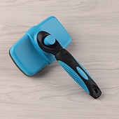 cheap Dog Grooming Supplies-Self-Cleaning Brush for Dogs Cats - The Ultimate Dog Brush for Shedding Hair Fur - Comb for Grooming Long Haired &amp; Short Haired Dogs Cats Rabbits &amp; More Deshedding Tool