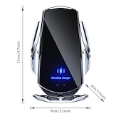 ieftine Suport Auto-Suport pentru telefon cu încărcare wireless Q3 pentru mașină - inducție inteligentă deschidere și închidere automată cu senzor încărcare magnetică