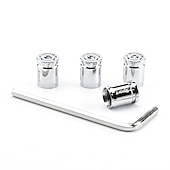 economico Attrezzi per riparazione auto-Capi valvola anti-furto StarFire 4pz - Coprivolante in lega di zinco in stile sportivo impermeabili e decorativi per ruote