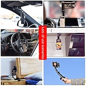 cheap Car Holder-Sun Visor Cell Phone Holder 360° Rotatable Multifunctional Sunvisor Hanging Clip Bracket Cell Phone Mount For  7 Inch Telephone