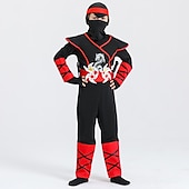 abordables Disfraces de anime-Cosplay Ninja Animé Traje de cosplay Accesorios Trajes De Cosplay Más Accesorios Día del Niño Mascarada Más Accesorios Disfraz Para Chico Niños