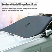 Недорогие Чехлы для автомобиля-Starfire 210*120 см магнитный солнцезащитный козырек для автомобиля, автомобильный солнцезащитный козырек на лобовое стекло автомобиля, солнцезащитный козырек, автомобильные аксессуары