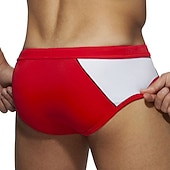 billiga Herrarnas simshorts-Herr Badkläder Badshorts Shorts Simkort Färgblock Komfort Andningsfunktion Utomhus Dagligen Utekväll Sport Hawaiisk Rubinrött Blå