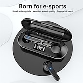 voordelige TWS True Wireless Headphones-V60 TWS True draadloze hoofdtelefoon In het oor Bluetooth 5.2 Ergonomisch Ontwerp Surround geluid Snellader voor Apple Samsung Huawei Xiaomi MI Hardlopen Dagelijks gebruik Reizen Mobiele telefoon