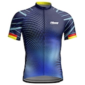Недорогие Мужские джерси-Муж. Велокофты геометрический Буквы и цифры С короткими рукавами Велоспорт Джерси Верхняя часть с 3 задними карманами Горные велосипеды Шоссейные велосипеды