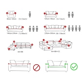 preiswerte Sofabezug-Stretch-Sofabezüge, burgunderfarben, Sofabezug für Hunde und Haustiere, Schonbezüge im Landhausstil für Zweisitzer, L-Form, 3-Sitzer, U-Form, Sessel, waschbarer Sofaschutz, weich und strapazierfähig
