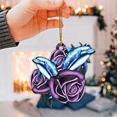 cheap Car Pendants &amp; Ornaments-StarFire New Arrival Blue Moon With Dragon Lover Car Hanging Ornament Holiday Decoration Home Decoration Hanging Ornament