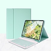 Χαμηλού Κόστους iPad θήκη-Δισκίο Θήκες Καλύμματα Για Apple iPad 10.9&#039;&#039; 10ο iPad Air 5ο ipad 9th 8th 7th Generation 10.2 inch iPad Pro 12.9&#039;&#039; 5th Φορητά με πληκτρολόγιο Ανθεκτική σε πτώσεις PU δέρμα