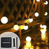 Недорогие Питание от USB-уличный фонарь для кемпинга струнные большие лампочки 5m-20leds 6.5m-30leds водонепроницаемые антираздавленные светодиодные лампочки открытый задний двор садовое крыльцо декоративный светильник для палатки терраса лампа