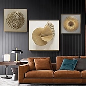 preiswerte Geometrische Drucke-Abstrakte Wandkunst auf Leinwand, Schwarzgold, geometrische Drucke und Poster, Malerei, moderne nordische Luxus-Wandkunst, Wohnzimmer, Heimdekoration, ohne Rahmen