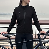 billiga Jackor och västar för kvinnor-wosawe cykling vindjacka dam vattentät vindtät cykel reflekterande långärmad cykeldräkt