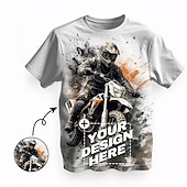 cheap Men&#039;s Custom Clothing-Custom T Shirt for Men Design Your Own Custom Shirts Personalized All Over Print Tee Custom Gifts Personalized Valentine Gift Custom Made