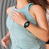 baratos Pulseiras de relógio Fitbit-2 por Pacote Pulseira de Smartwatch Compatível com Fitbit Versa 3 Sense Silicone macio Relógio inteligente Alça Ajustável Loop Solo Mulheres Homens Pulseira Esportiva Substituição Pulseira