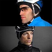 お買い得  バイク用ヘルメットのヘッドセット-1 pc ランニングスポーツビーニーサイクリングキャップスカルキャップ水分発散冷却ヘルメットインナーライナービーニードームキャップ