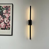 cheap Indoor Wall Lights-Vanity Lighting Simple 23.4&quot; IP20 Mirror Front Lights Iron Acrylic Black Household Fashion Retractable Bathroom Anti-Fog Dressing Table Led Mirror Cabinet Lamp Bath Lights