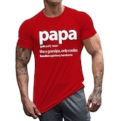Недорогие Мужская графическая футболка-Смешная графическая футболка для мужчин о папе | Как дедушка только круче супергерой и красивый