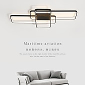 cheap Dimmable Ceiling Lights-Ceiling Lights 4-Light 90 cm Dimmable Cluster Design Ceiling Lights Aluminum Silica gel Artistic Style Modern Style Novelty Painted Finishes Black/White/Gold 110-240V