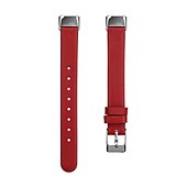 billige Fitbit klokkebånd-Reim til Smartklokke Kompatibel med Fitbit Luxe Ekte lær Smartklokke Stropp Justerbar Kvinner menn Sportsrem Erstatning Armbånd