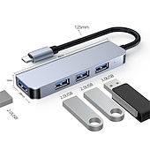 Недорогие USB-концентраторы-док-станция usb type c usb c hub 3.0 адаптер 8 в 1 hdmi устройство чтения карт памяти sd/tf для macbook air ipad периферийные устройства для портативных компьютеров